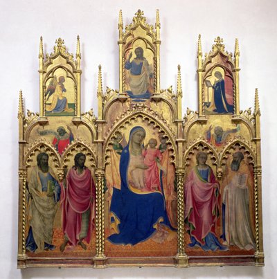 Madonna and Child with Saints by Lorenzo Monaco